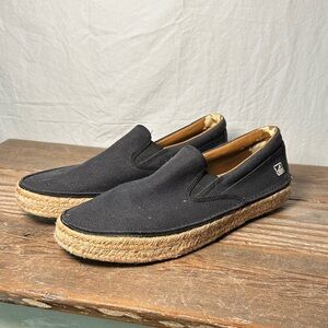 Sperry Dark Blue Canvas Slip-On Loafers